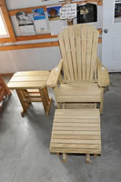 adorandak chair and footstool